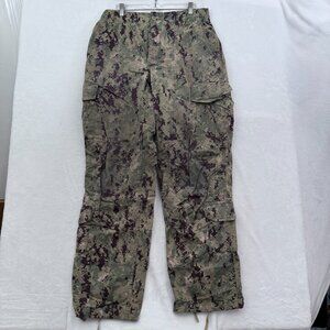 US Navy Type III Cargo Pants Mens M 32x31 Green NWU AOR2 Digital Camo Ripstop